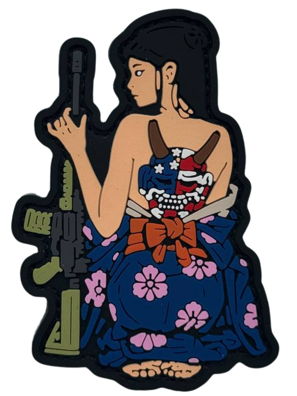 Патч «Девушка с оружием 1133», фото 1