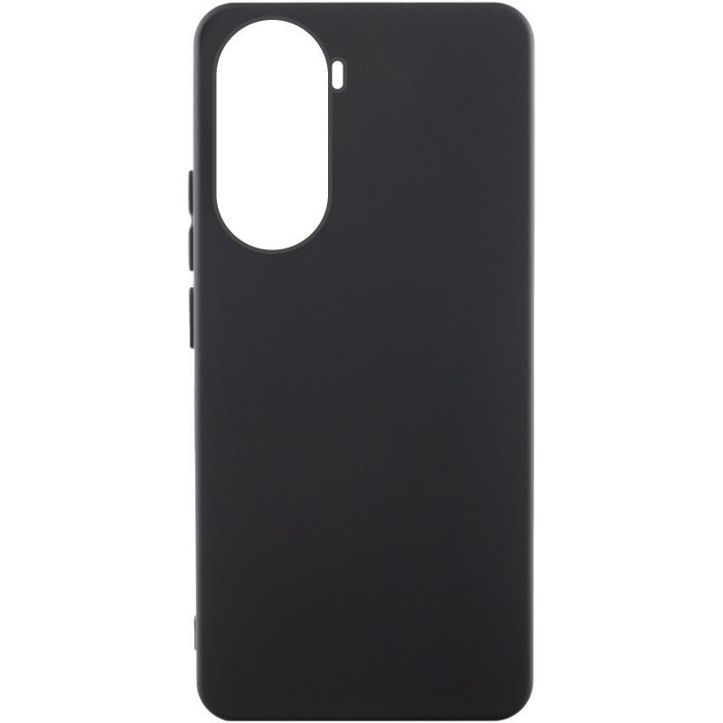 Чехол Silicone Cover Lakshmi (AAA) для Xiaomi Poco M7 4G | Подкладка из микрофибры Черный / Black (Черный), фото 1