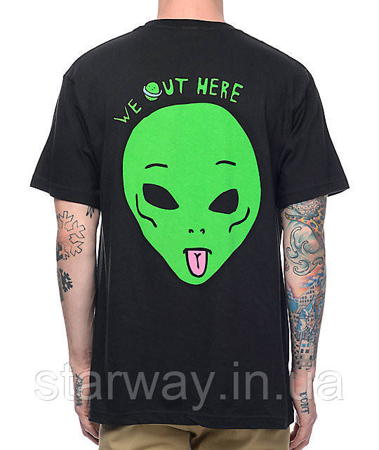Стильна футболка ripndip we out here