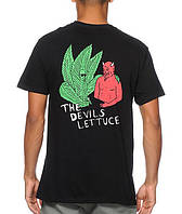 Чорна футболка ripndip devils lettuce logo