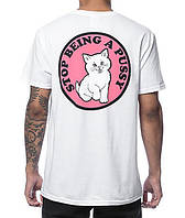 Стильна футболка ripndip stop being a pussy