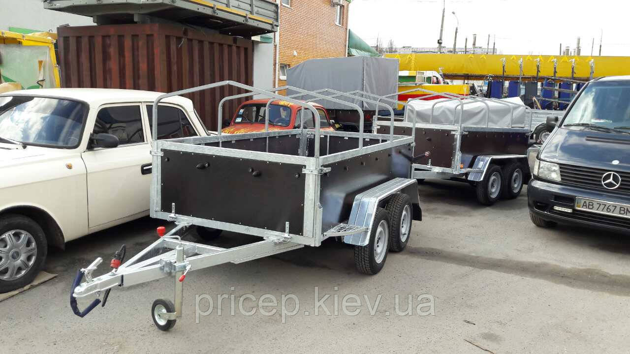 Причіп легковий бортовий 2,5 м х 1,4 м. Цинк! Без гальм.