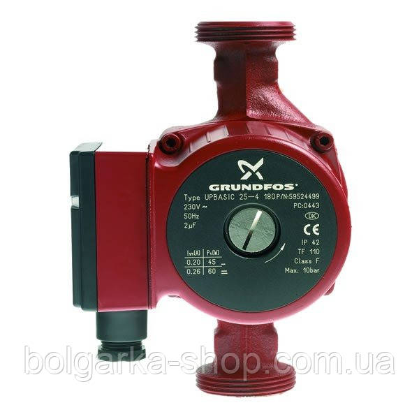 Насос циркуляционный Grundfos UPS 25-60 130 - фото 1 - id-p505813449