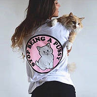 Жіноча футболка ripndip | stop being a pussy