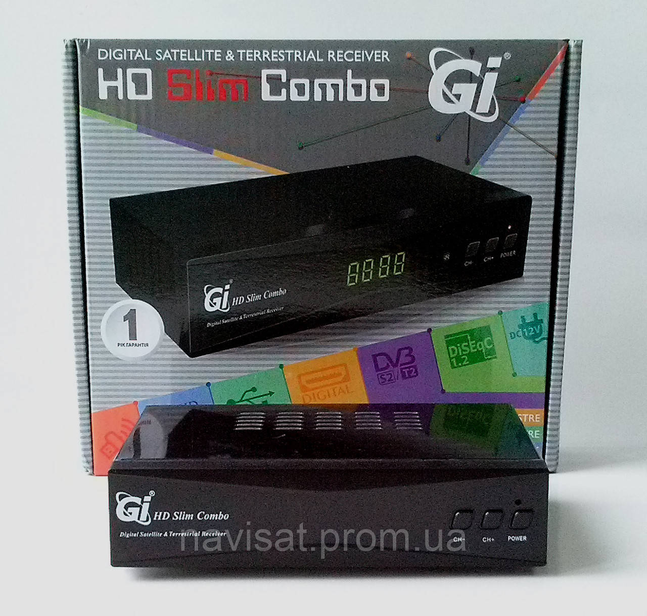 Ресивер Gi HD Slim Combo - фото 1 - id-p505126045