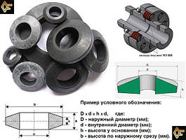 кільця ДО ГОСТ 21424-93 МУВП (Муфт пружних втулочно-пальці)