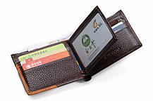 Чоловічий шкіряний гаманець Gubintu, фото 3
