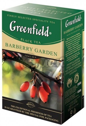 Чай Greenfield Barberry Garden / Грінфілд Барбарисовий сад, чорний, 100г