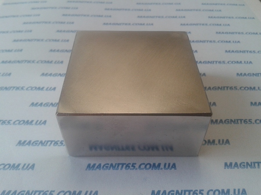 Неодимовий магніт квадрат 50 * 50 * 25 зчеплення 120 кг - фото 4 - id-p29274780