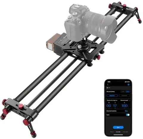 Слайдер камери Neewer 80 см карбон додаток батарея 4400 мАh, фото 1