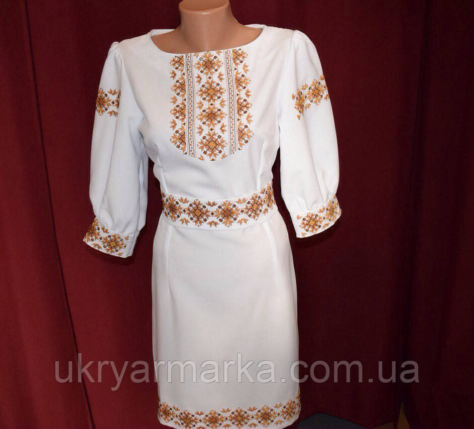 Сукня з вишивкою "Діброва"