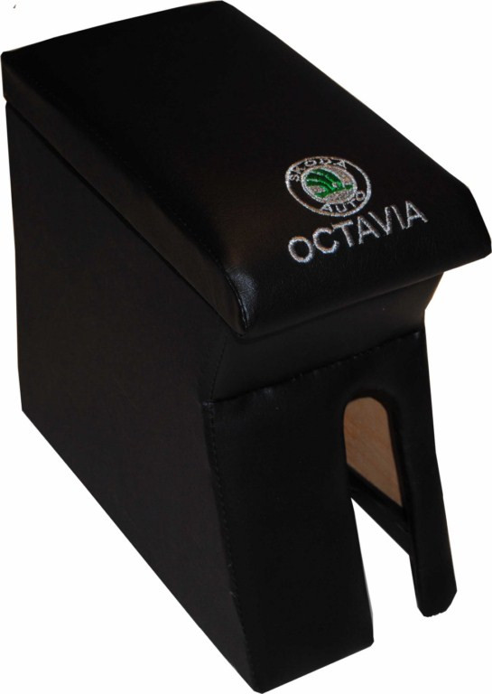 Підлокітник Skoda Octavia Tour чорний з вишивкою