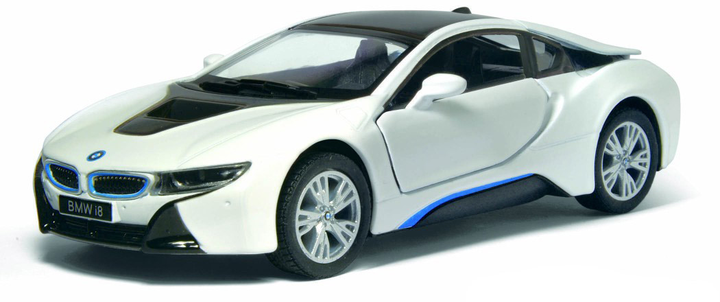 Машинка метал BMW i8 Kinsmart KT 5379 W