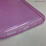 Тонкий силіконовий чохол для Meizu M2 Note (рожевий), фото 3