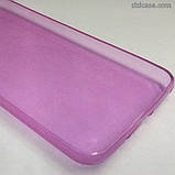 Тонкий силіконовий чохол для Meizu M2 Note (рожевий), фото 5