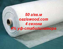 Агроволокно р-50g 4.2*100м AGREEN 4сезона біле Італійське якість, фото 3