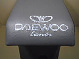 Підлокітник Ланос сірий з вишивкою Daewoo, фото 2