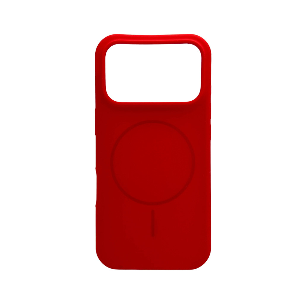 Чохол для смартфона Cosmic Silicone Case Magnetic for Apple iPhone 17 Pro Max 14,Red, фото 1