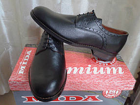 Класичні чоловічі туфлі з натуральної шкіри МЗС Премиум110145, фото 2