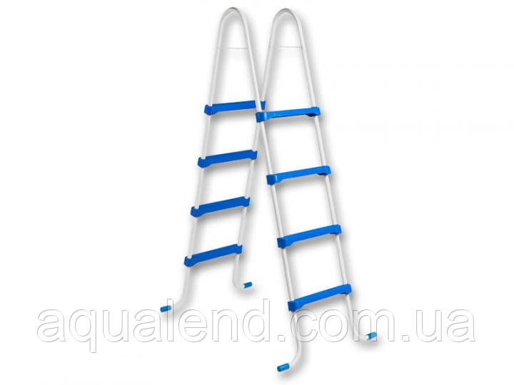 Драбина для каркасного складаного басейну 4 щаблі заввишки 1,2 м Azuro з пластику Safety Family Ladder