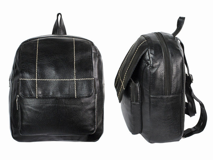 Городской модный рюкзак черный - фото 1 - id-p506206213