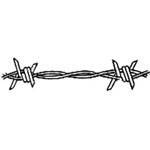 Колючий дріт 2-основний типу Jowa, діаметр дроту 2.2 мм.