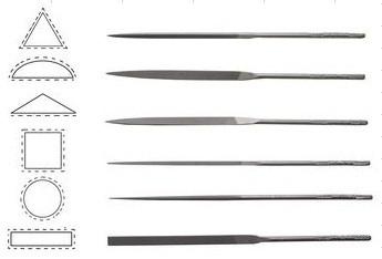 Набір надфілей Vallorbe (6 шт.)