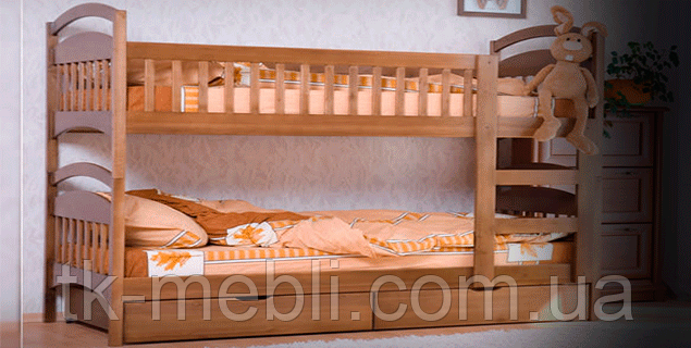 Купить Кровать двухъярусная/ двухэтажная деревянная усиленная Карина ...