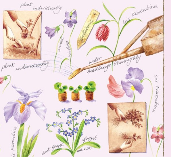 Декупажна серветка "Іриски", 33 * 33 см, 18 г / м2, Maki, SLWI002201, 002201, фото 1