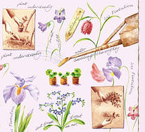 Декупажна серветка "Іриски", 33 * 33 см, 18 г / м2, Maki, SLWI002201, 002201