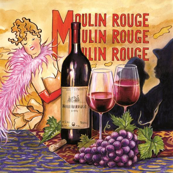 Декупажних серветка "Mouline Rouge", 33 * 33 см, 18 г / м2, Maki, SLOG020501, 533031, фото 1