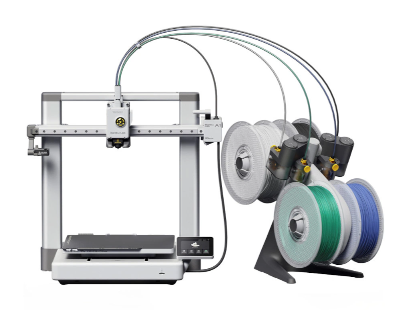 Принтер 3D Bambu Lab A1 Combo (PF002-A+SA005), фото 1