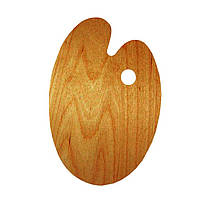 Палітра дерев'яна промасляна овальна 30х40 см. Rosa Gallery, 94164103