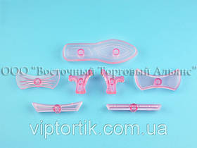 Виїмка пластикова прозора — Туфелька — 7 деталей