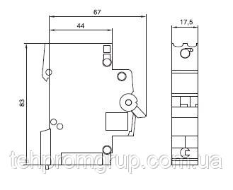 Автоматические выключатели Hager 1P 10A - фото 3 - id-p37151793