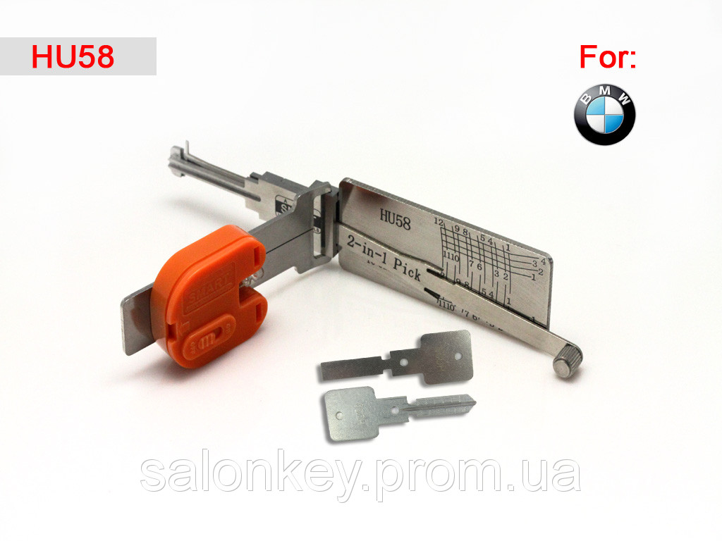 Smart 2in1 HU58. Відмичка та декодер з підсвіткою для BMW до 2002 р., фото 1