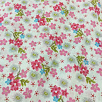 Батист із дрібними рожевими квіточками