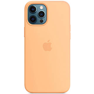 Чехол Silicone case (AAA) with Magsafe для Apple iPhone 12 Pro / 12 (6.1") Оранжевый / Cantaloupe yk07 tdi