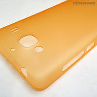 Чехол пластиковый тонкий для Xiaomi Redmi 2 (персиковый)