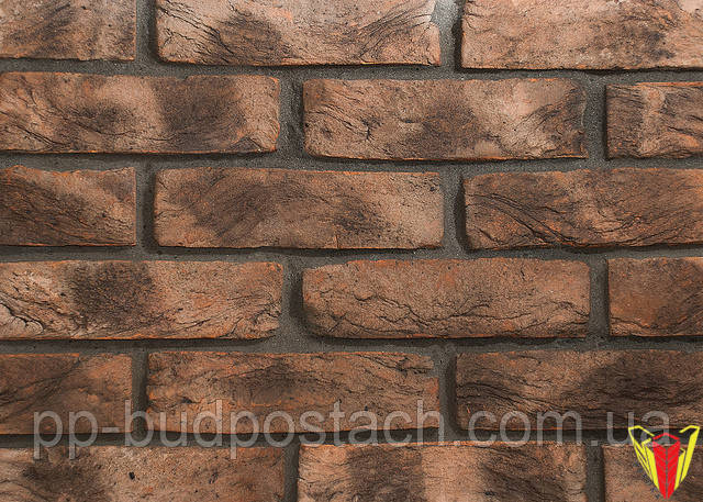 Кирпич ручной формовки "Екатеринославский кирпич" (Графит с нюансом) Кирпич ручной формовки "Екатеринославский кирпич" (Графит с нюансом)