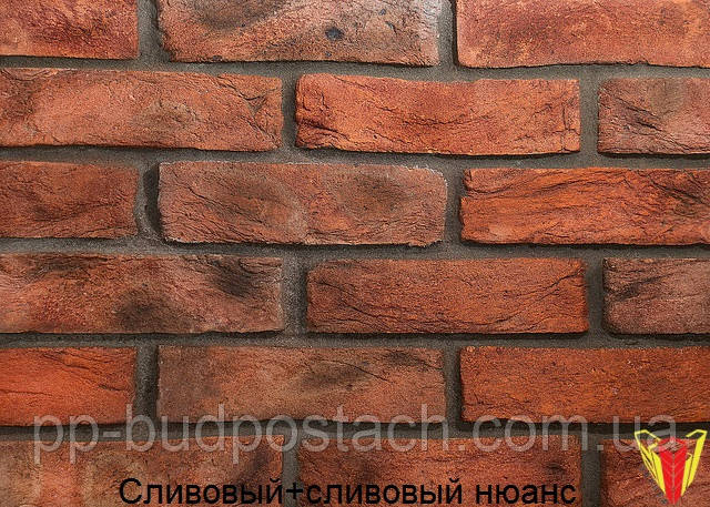 Кирпич ручной формовки "Екатеринославский кирпич" (Слива) Кирпич ручной формовки "Екатеринославский кирпич" (Слива)