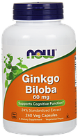 Now Ginkgo Biloba 60mg 240 сaps