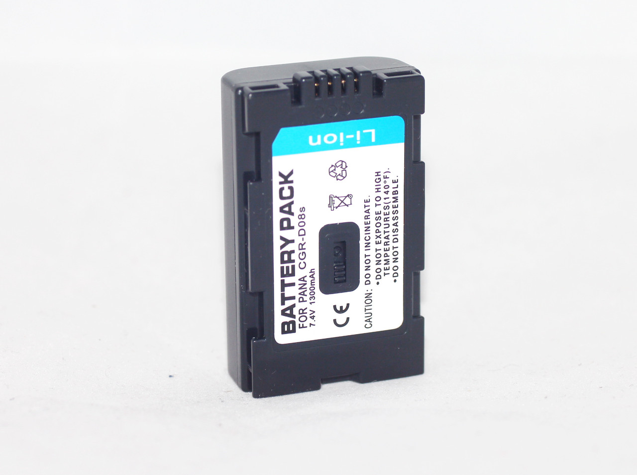 Акумулятор CGR-D08S (аналог CGA-D07, CGA-D54, VW-VBD21, CGR-D16) - для камер Panasonic - аналог на 1300 ма