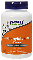 Now L-Phenylalanine 500 mg 120 сарѕ