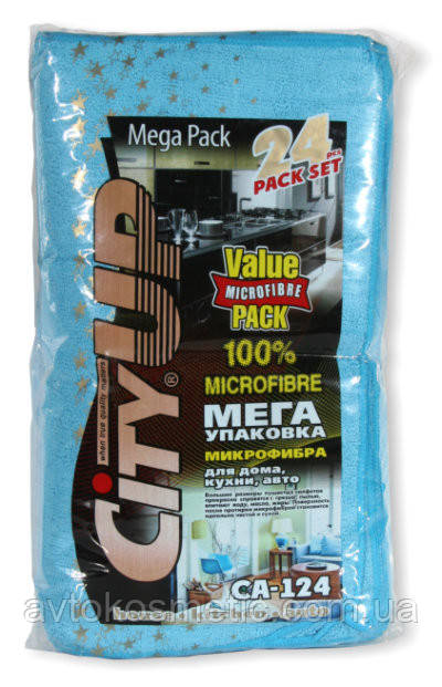 Набір серветок з мікрофібри Mega Pack (1 салфетка), фото 1