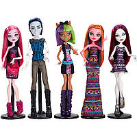 Ляльки Монстер Хай Набір із 5 ляльок у торговому центрі (Monster High Maul Monsteristas Exclusive 5 Pack)