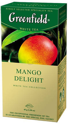 Чай Greenfield Mango Delight, 25 пакетів, фото 2