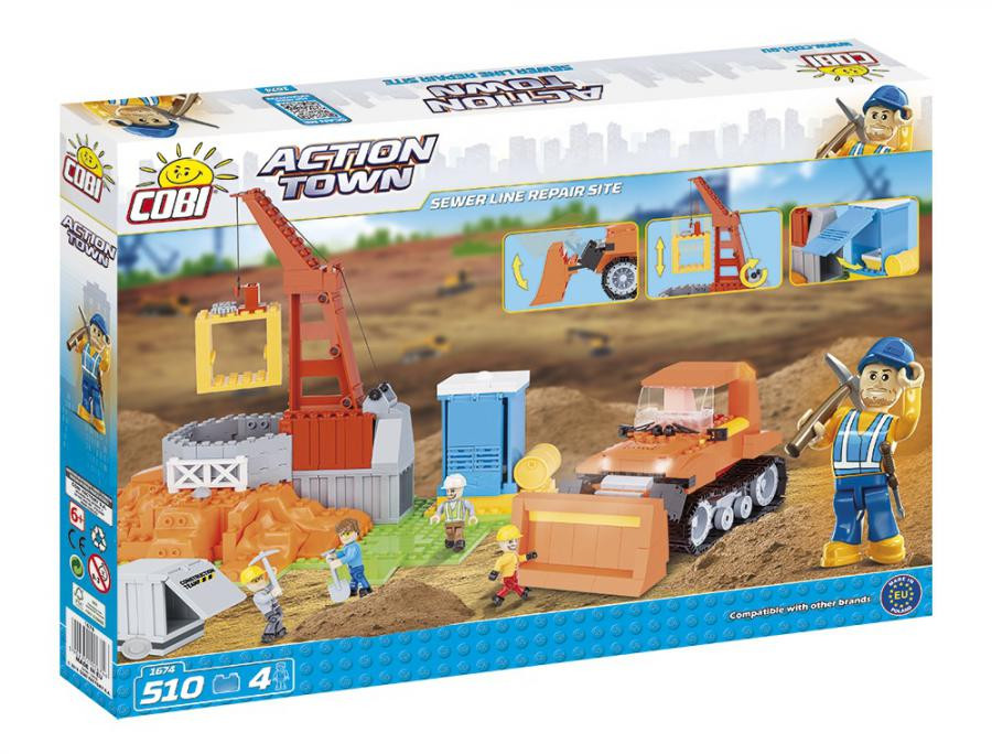 Конструктор Велике будівництво COBI серія Action Town (COBI-1674)