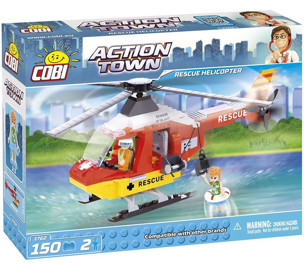 Конструктор Рятувальний вертоліт COBI серія Action Town (COBI-1762)