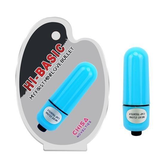 Вибропуля - Hi-Basic My First Mini Love Bullet Blue Секс-шоп для мужчин и женщин, фото 1